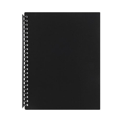 Marbig Refillable Display Book 20 Pocket Black