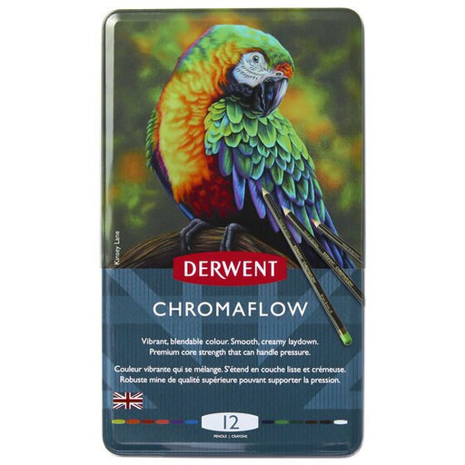 Derwent Chromaflow Pencils Tin 12
