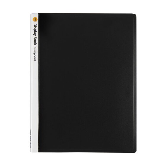 Marbig Non-refillable Display Book 20 Pocket Black