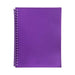 Marbig Refillable Display Book 20 Pocket Translucent Purple