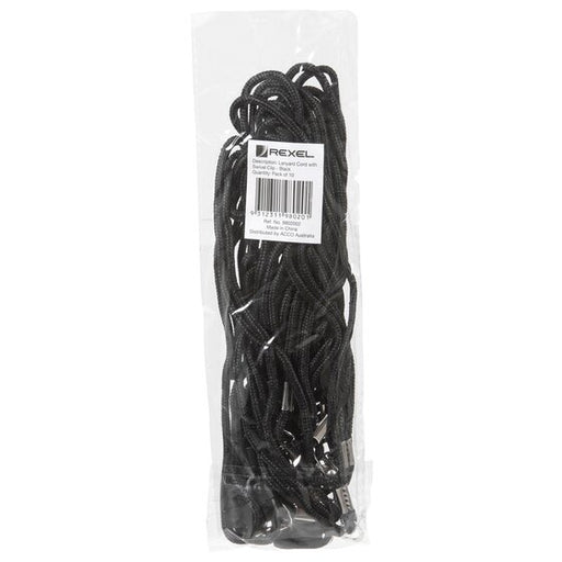 Rexel Id Cord Style Lanyards with Swivel Clip 10PACK