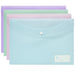 Marbig Doculope Document Wallet A4 Pastel Assorted