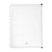 Marbig Binder Wallet A4 Right Side Zip Open Clear