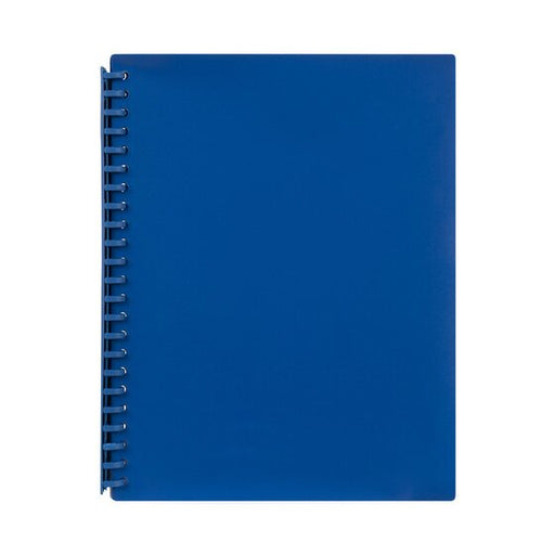 Marbig Refillable Display Book 20 Pocket Blue