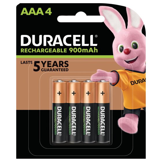 Duracell Rechargeable Aaa Pack of 4