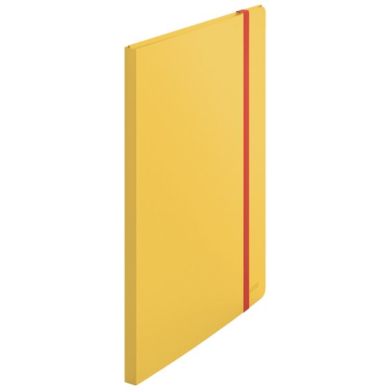 Leitz Cosy 3 Flap Folder with Display Boo PP A4 Yellow