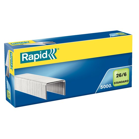 Rapid Staples 26/6MM Box 5000