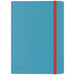 Leitz Cosy 3 Flap Folder with Pocket PP A4 Blue