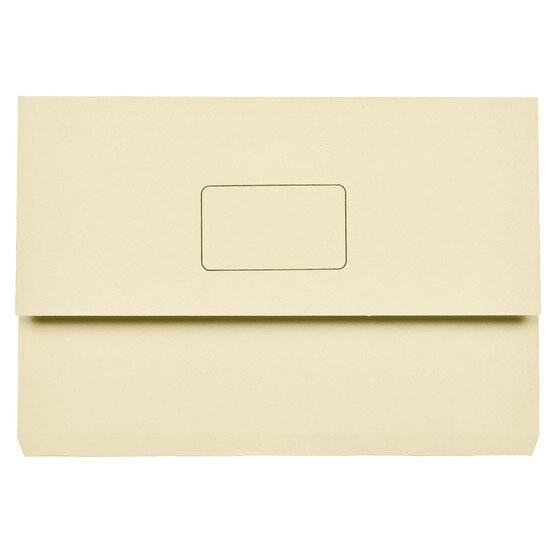 Marbig Slimpick Foolscap Document Wallet Buff