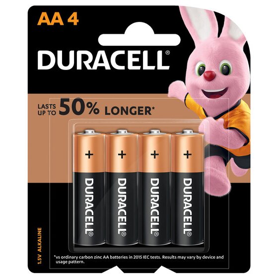 Duracell Coppertop Aa Pack of 4