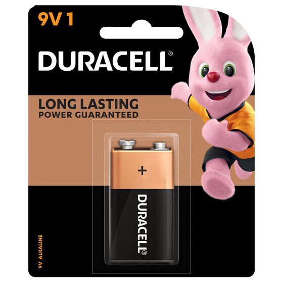Duracell Coppertop 9V Pack 1 Pack