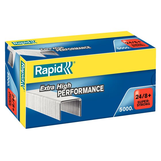 Rapid Staples 24/8MM Box 5000 S/STRONG