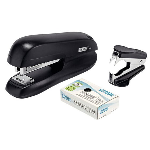 Rapid Stapler H/STRIP F6 Black V/PACK