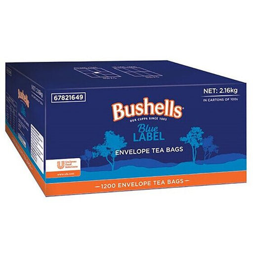 Bushells Blue Label Black Tea Cup Bags Enveloped 1200
