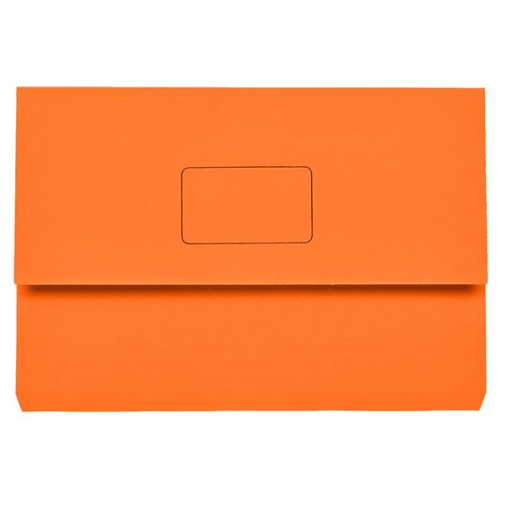 Marbig Slimpick Foolscap Document Wallet Orange