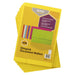 Marbig Slimpick Foolscap Document Wallet Brights Yellow PACK10
