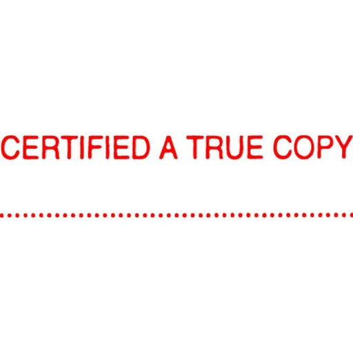 Xstamper Cx-bn 1541 Certified a True Copy Red