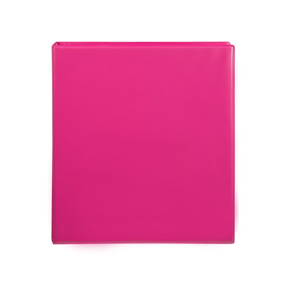 Marbig Clearview Insert Binder A4 38MM 2D Pink