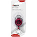 Rexel Id Snap Lock Retractable Keyholder Red (hangsell)