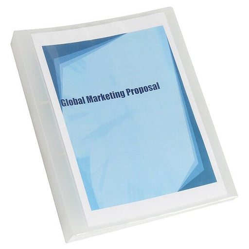 Marbig Clearview Insert Binder with Pocket A4 25MM 2D Clear