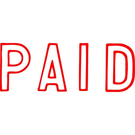 Xstamper Cx-bn 1005 Paid Red