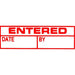 Xstamper Cx-bn 1534 ENTERED/DATE/BY Red