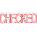 Xstamper Cx-bn 1038 Checked Red