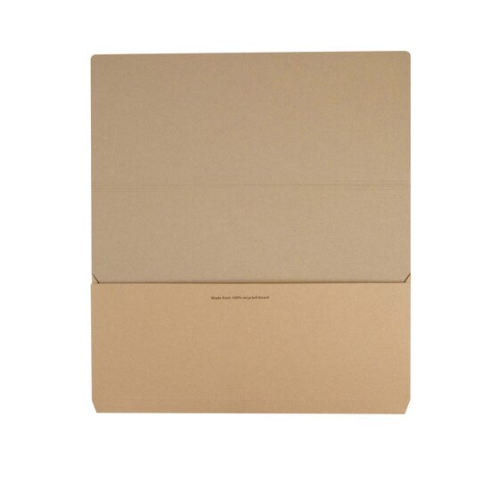 Marbig Slimpick Foolscap Document Wallet Enviro Kraft 10PACK