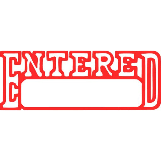 Xstamper Cx-bn 1205 ENTERED/DATE Red