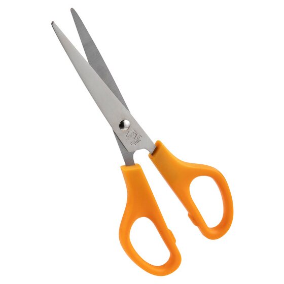 Marbig Orange Handle Scissors 158MM 6.25" Orange Handle (158MM)
