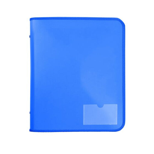 Marbig Zipper Binder W/ Tech Case 25MM 2D Blue