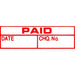 Xstamper Cx-bn 1533 PAID/DATE/CHEQUE No Red