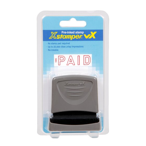 Xstamper Vx-b 1005 Paid Hangsell Red