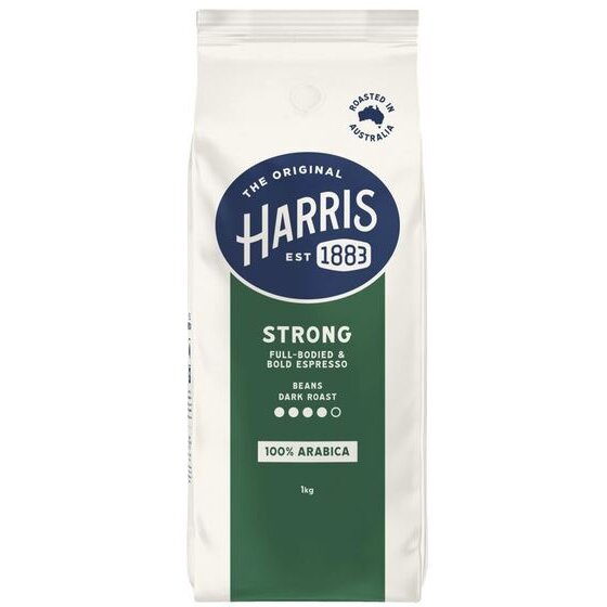 Harris Strong Coffee Beans 1KG Bag