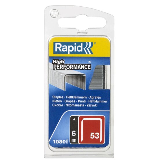 Rapid Tools Staples 53/6MM Box 1080