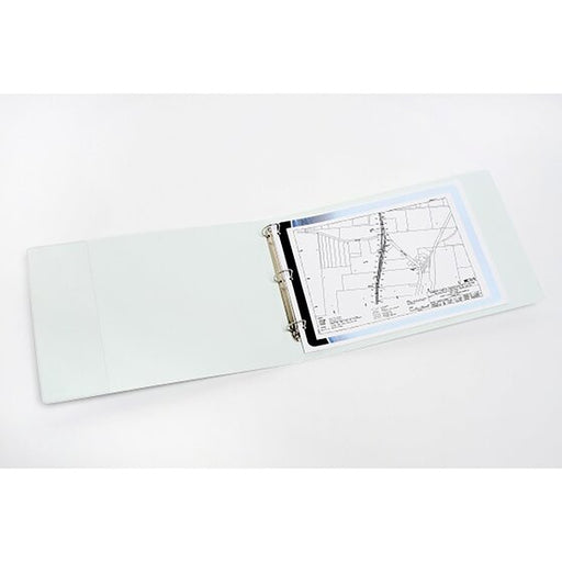 Marbig Clearview Insert Binder A3 L/SCAPE 25MM 3D White