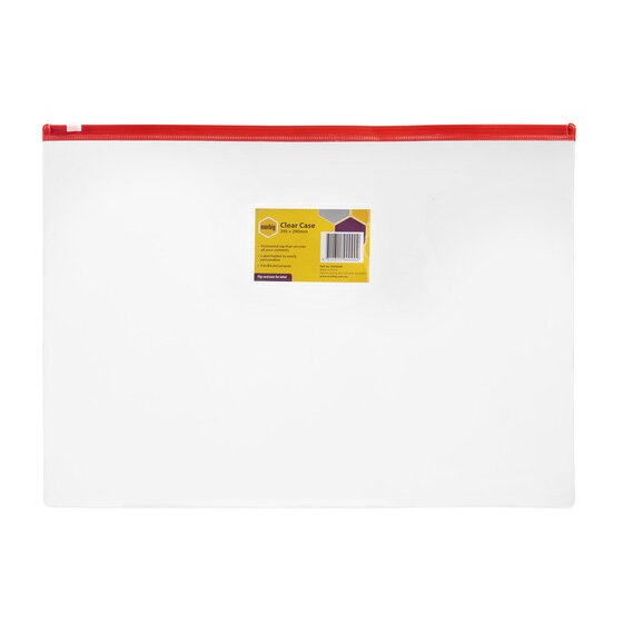 Marbig Clear Case B4 395 X 290MM Assorted