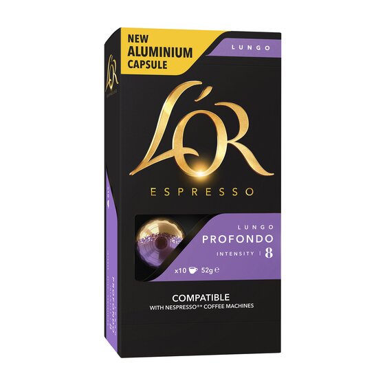 L'or Espresso Capsules Lungo Profondo 8 Box 100