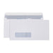 Cumberland Window Envelope 90GSM Dlx 120X235MM White BOX500