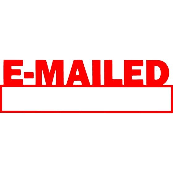 Xstamper Cx-bn 1650 EMAILED/DATE Red