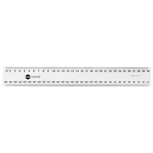Marbig Ruler 30CM Clear
