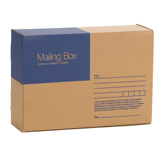 Cumberland Mailing Box 310 X 225 X 102MM