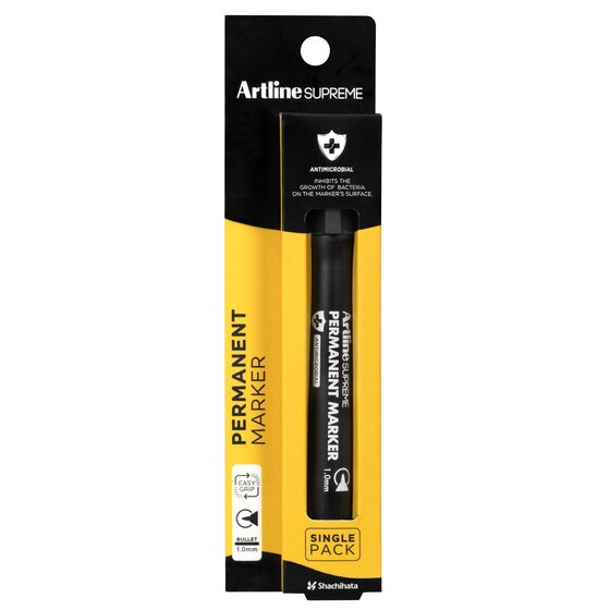 Artline Supreme Permanent Marker Black