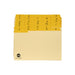 Marbig Guide Card A-Z/1-31 Tab Manilla 8X5 Buff