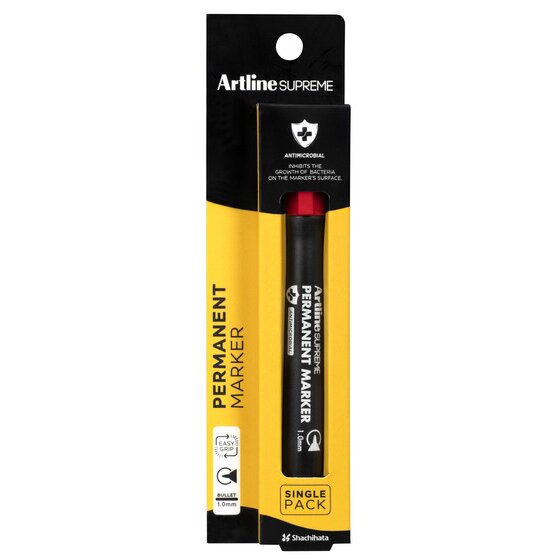 Artline Supreme Permanent Marker Red