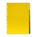 Marbig Indices & Dividers 5 Tab Manilla A4 Eraseable