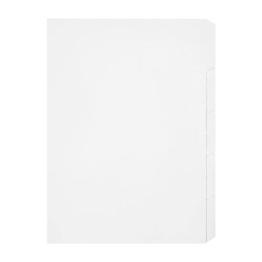 Marbig Indices & Dividers 5 Tab Manilla A4 Unpunched