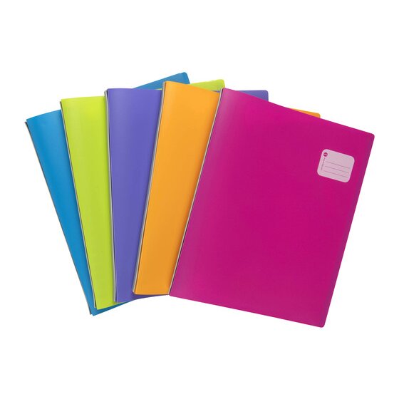 Marbig Refillable Display Book 20 Pocket Assorted