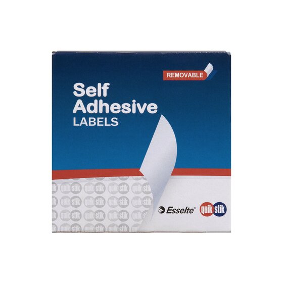 Quikstik Label Dispenser Rectangle 44X65MM White 150 Labels