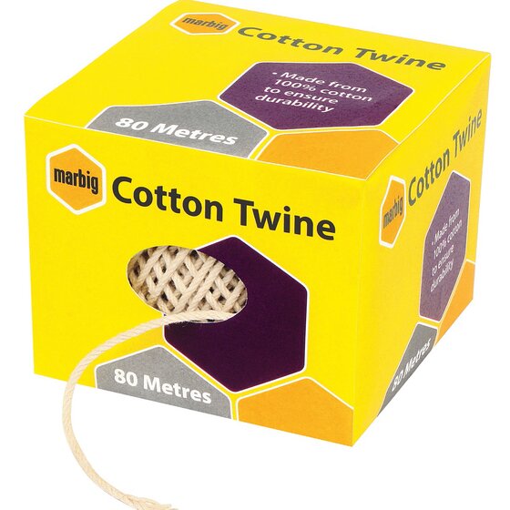 Marbig Twine Cotton 80M Natural